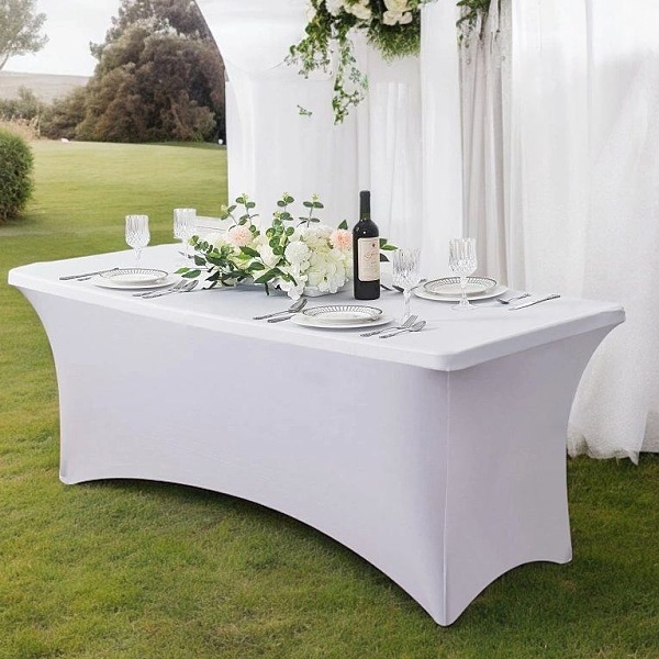 Skládací stůl + potah - VÍCE BAREV pro 6 - 8 osob 183 x 76 cm