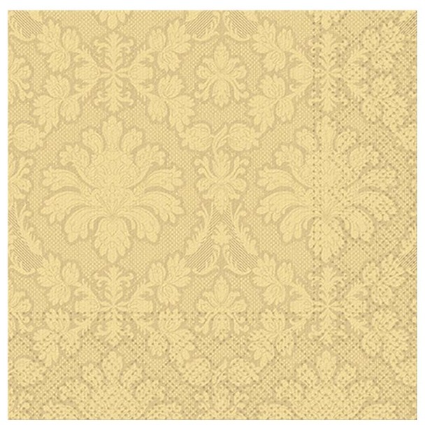 Ubrousky papírové Zlaté s nóbles ornamenty 20 ks