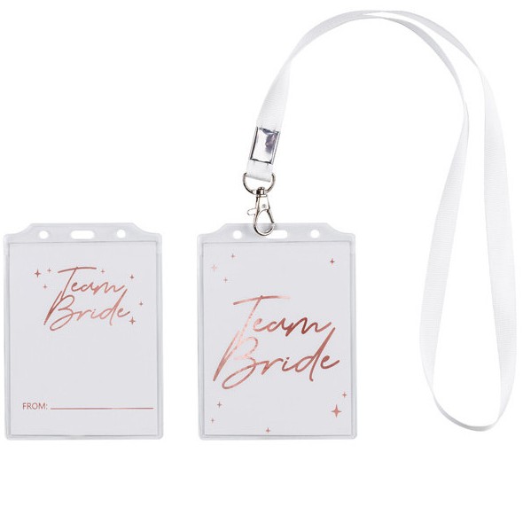 Visačky Team Bride 4 ks