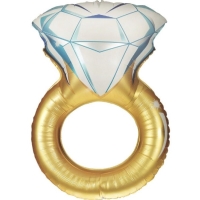Balnek fliov Prsten s diamantem zlat 94 cm