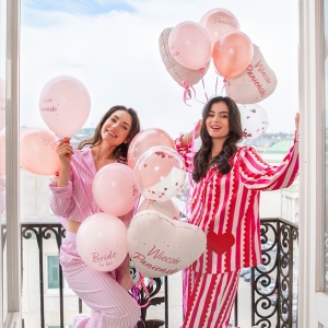 Balónky latexové Bride to be rosegold 30 cm 6 ks